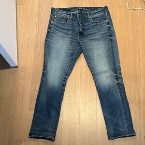 American Eagle Outfitters Men's Slim Fit Dark Wash Jeans